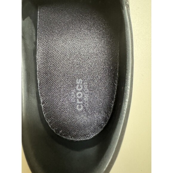 Crocs 205385-0ZC Women’s Clog Neria Pro II Floral size 10 Black Nursing EUC - Picture 7 of 9